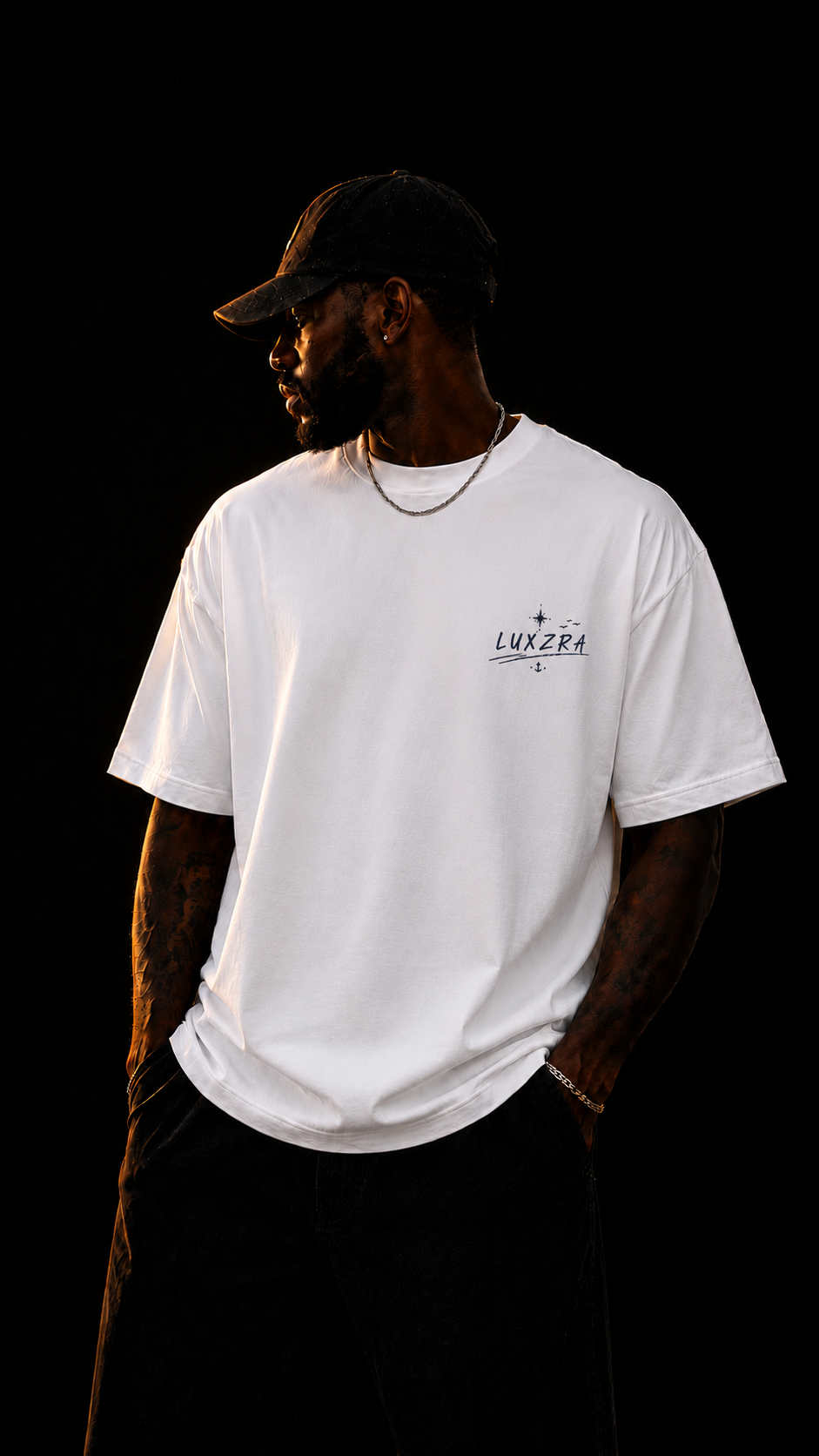 LUXZRA Silent Coast™ Unisex Oversized Classic T-Shirt – Luxzra
