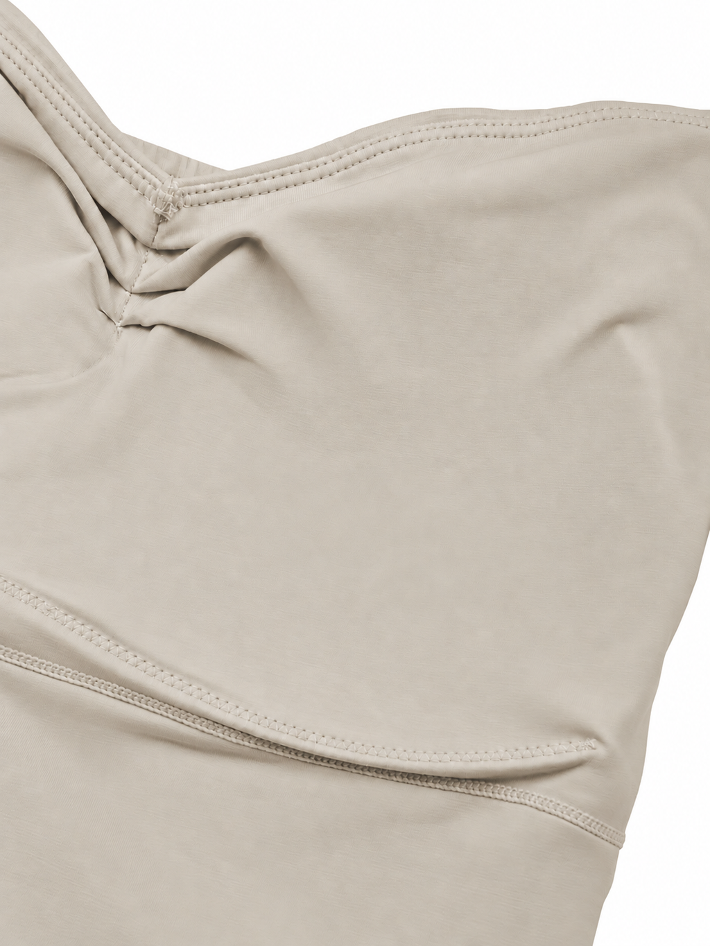 Women's Ruched Cropped Tube Top