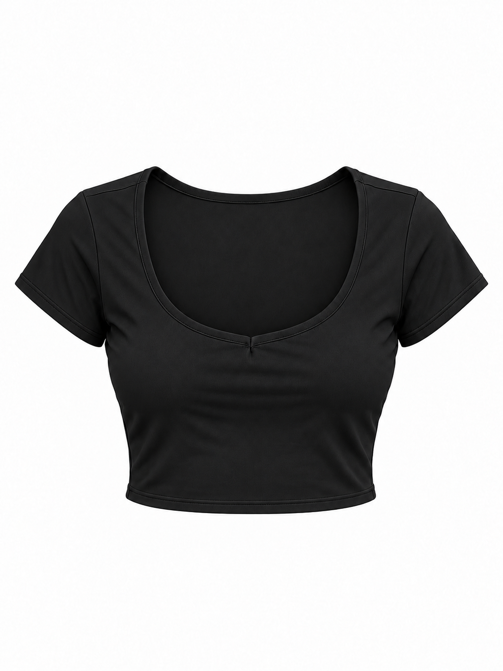 Women's Slim Cap Sleeve Crop T-Shirt
