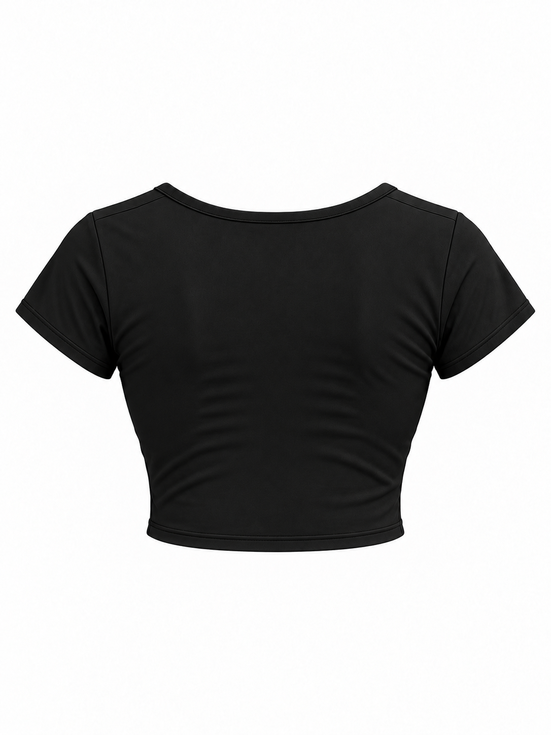 Women's Slim Cap Sleeve Crop T-Shirt