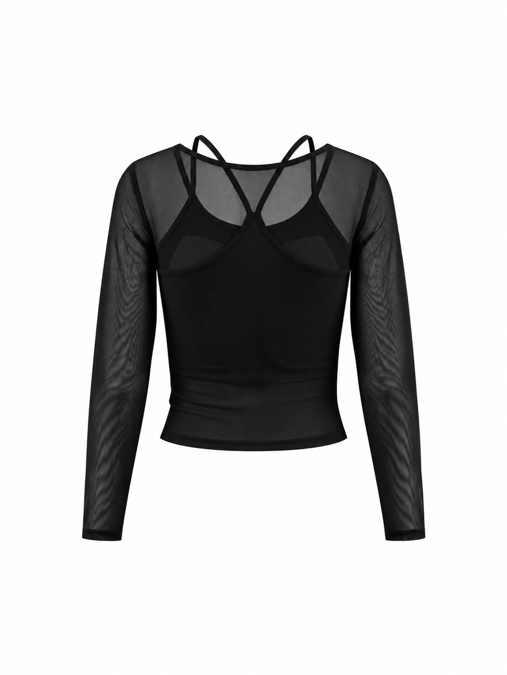 Women's 2-Piece Layered Yoga T-Shirt