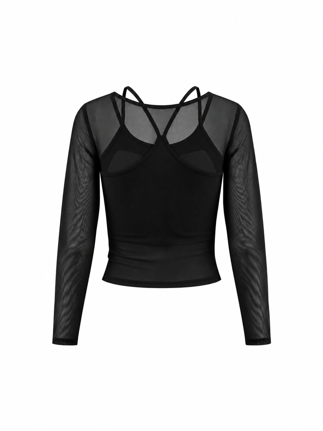 Women's 2-Piece Layered Yoga T-Shirt