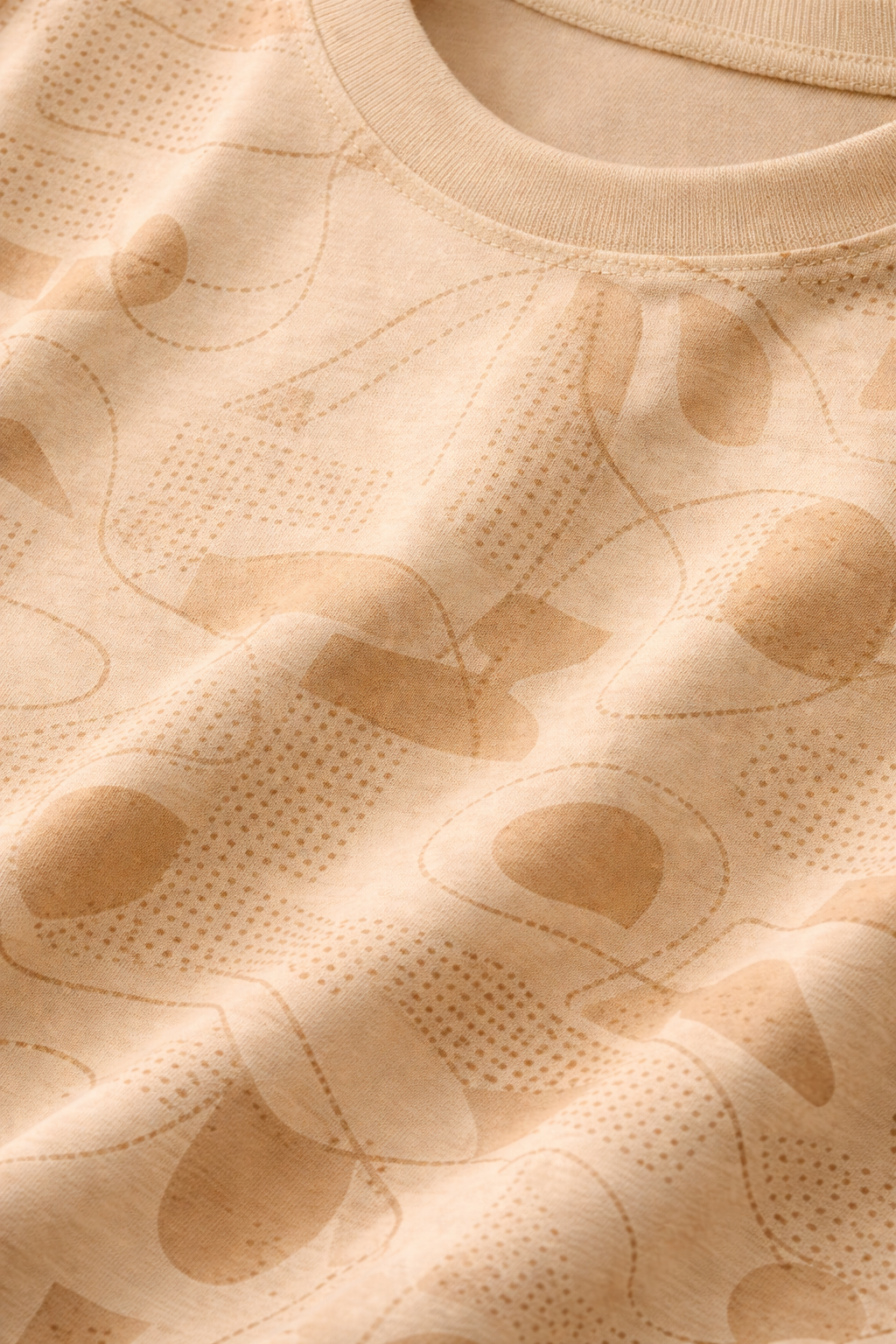 Luxzra Sand Drift™ AOP Unisex Oversized Tee