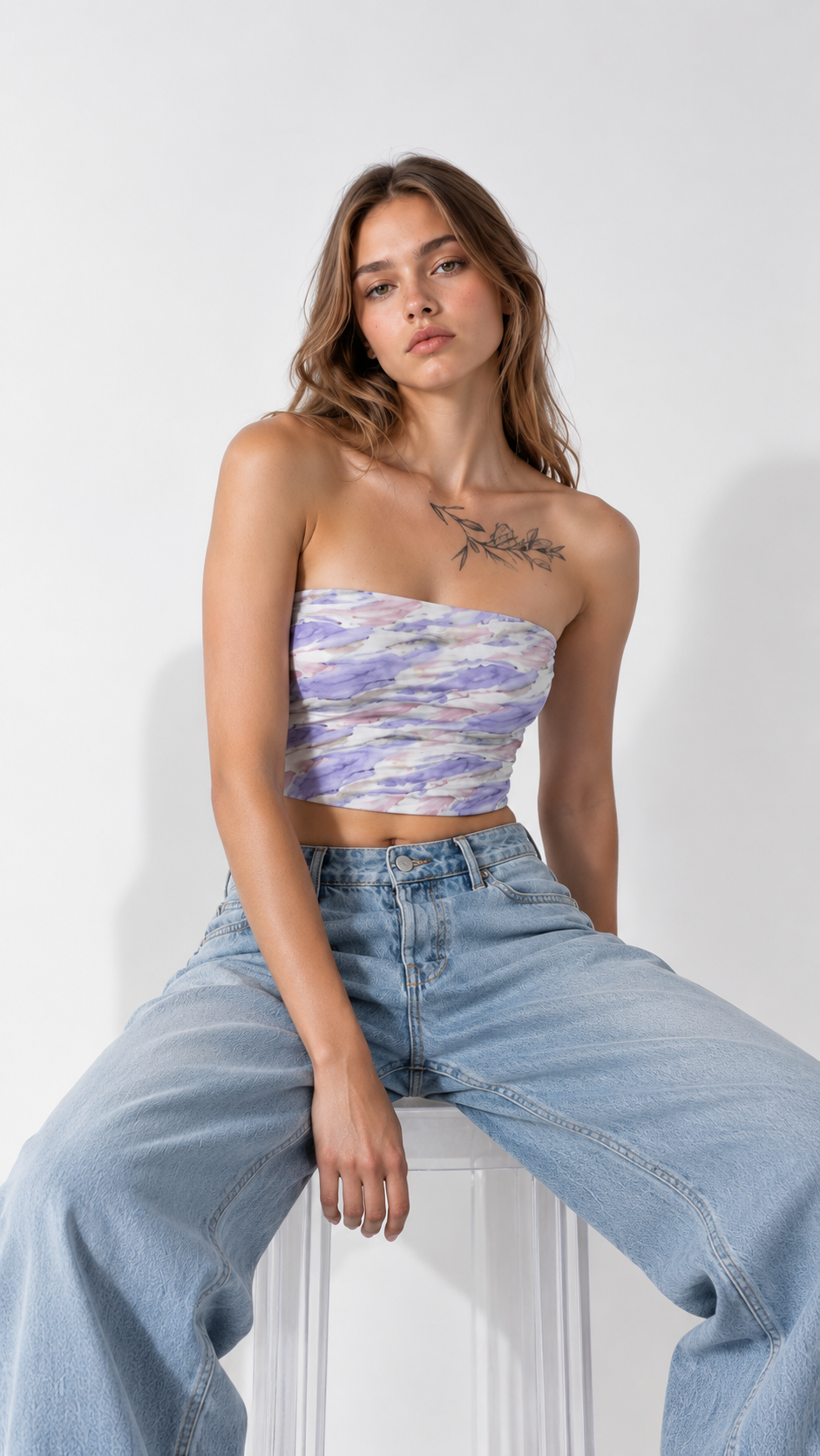 LUXZRA Lunelle Tube Top