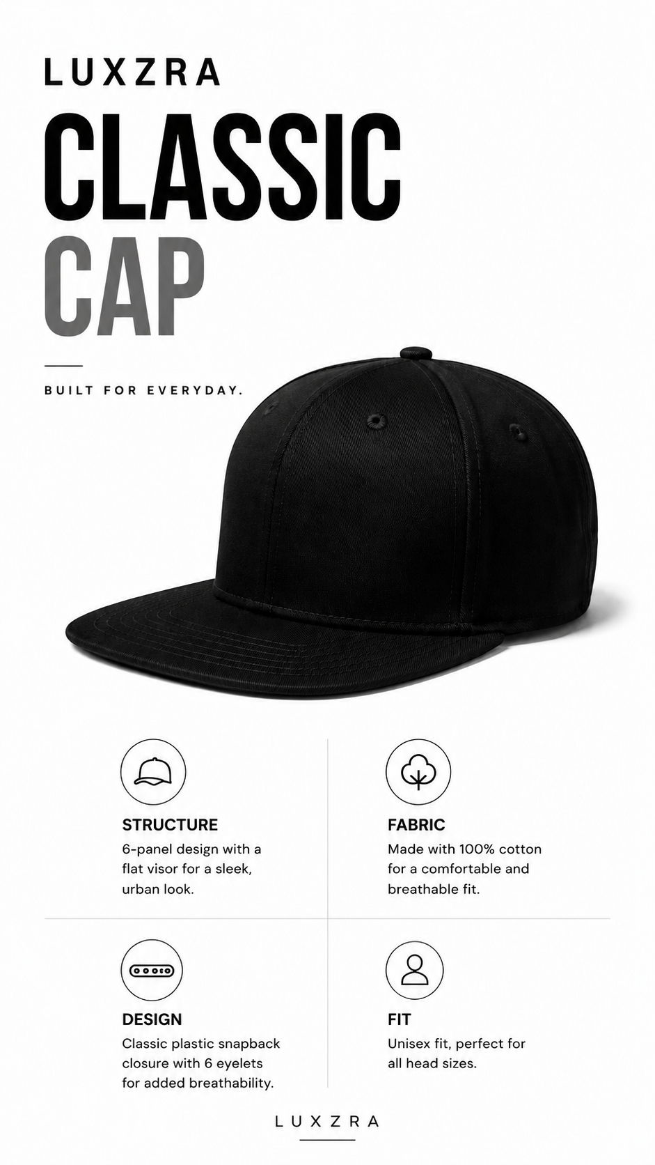 LUXZRA Classic Cap