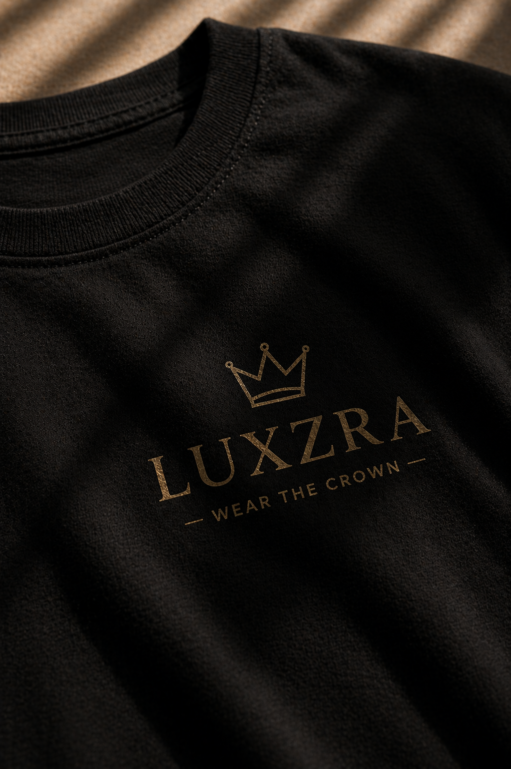 LUXZRA Signature Crown Edition™ Unisex Oversized Classic T-Shirt