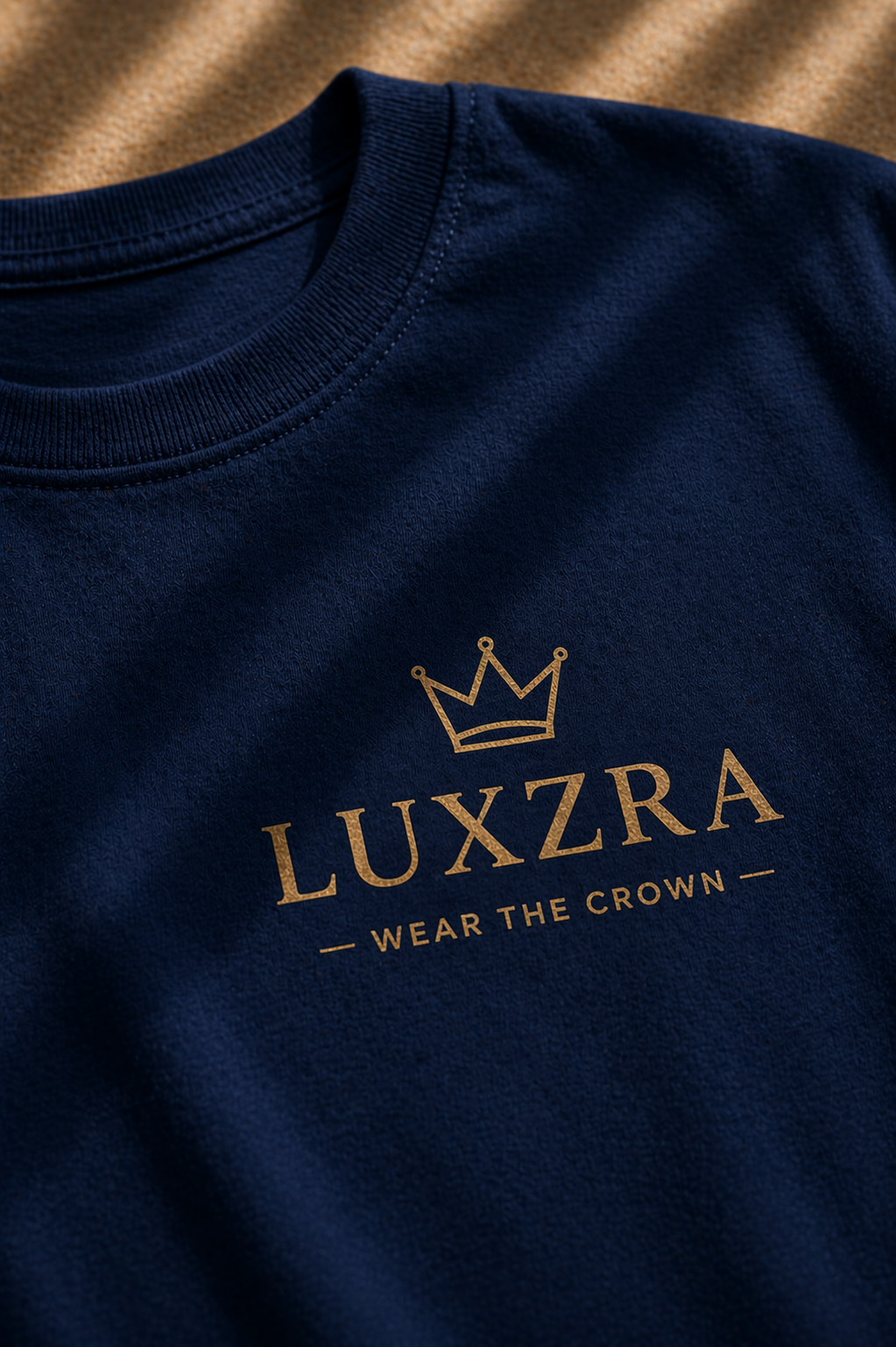 LUXZRA Signature Crown Edition™ Unisex Oversized Classic T-Shirt