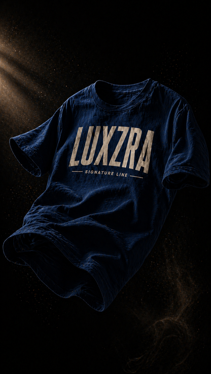 LUXZRA Axis Signature™ Unisex Oversized Classic T-Shirt