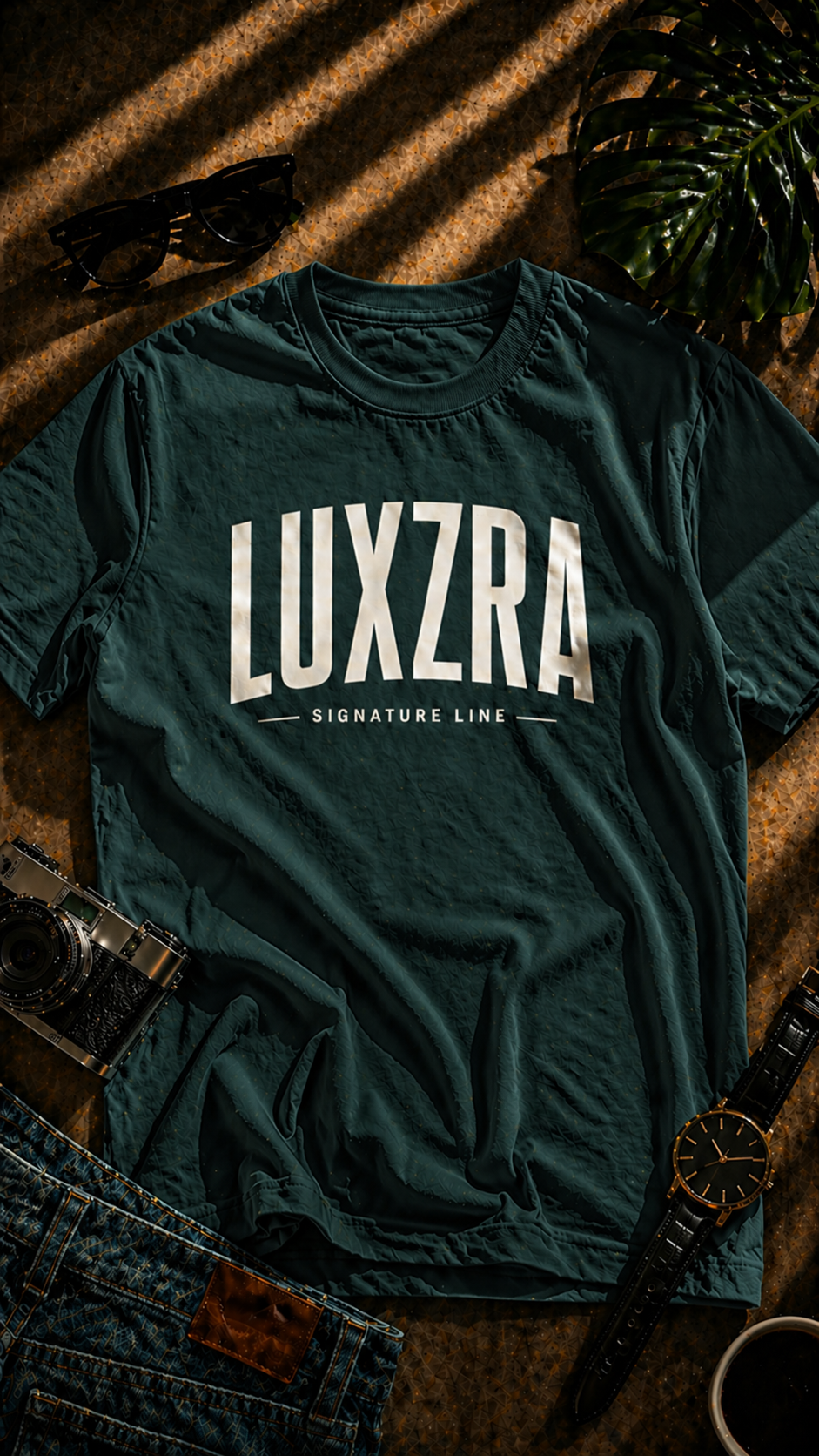 LUXZRA Axis Signature™ Unisex Oversized Classic T-Shirt
