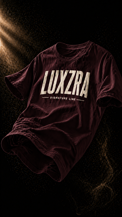 LUXZRA Axis Signature™ Unisex Oversized Classic T-Shirt