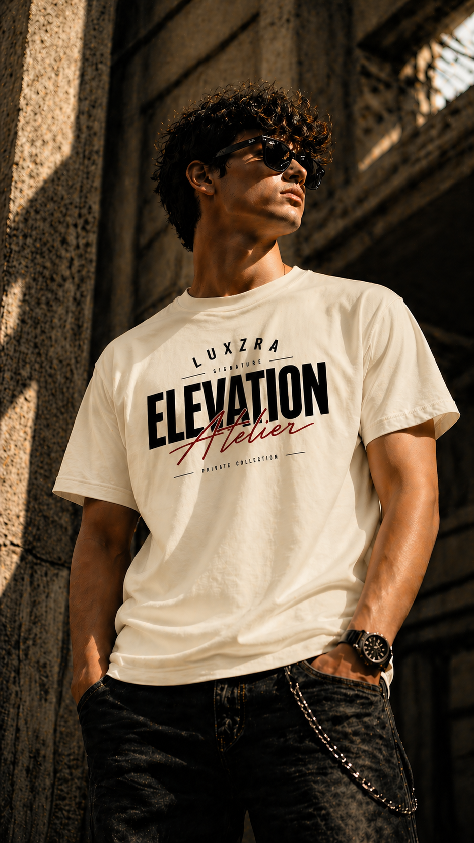 LUXZRA Elevate Atelier™ Unisex Oversized Classic T-Shirt