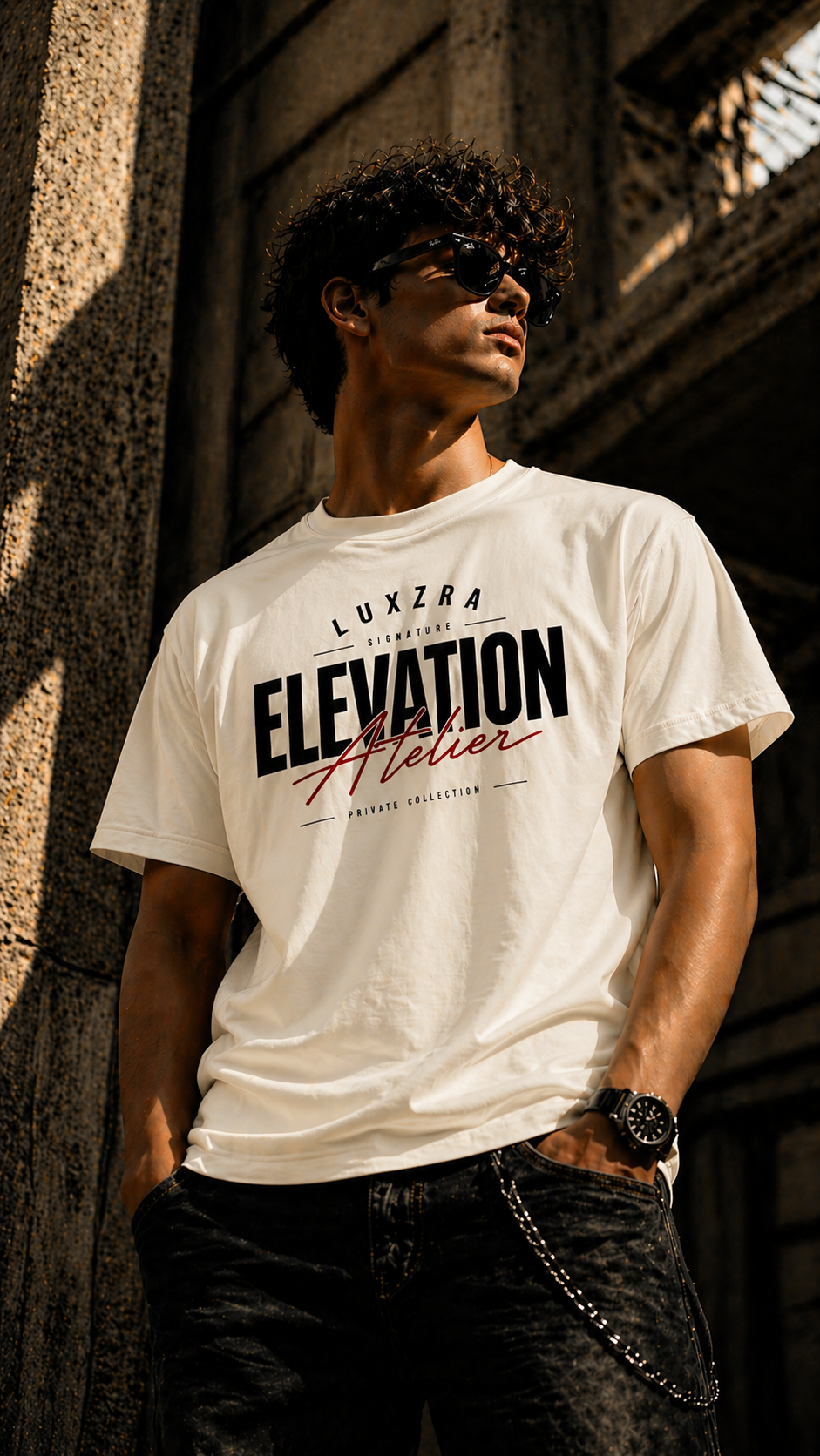 LUXZRA Elevate Atelier™ Unisex Oversized Classic T-Shirt