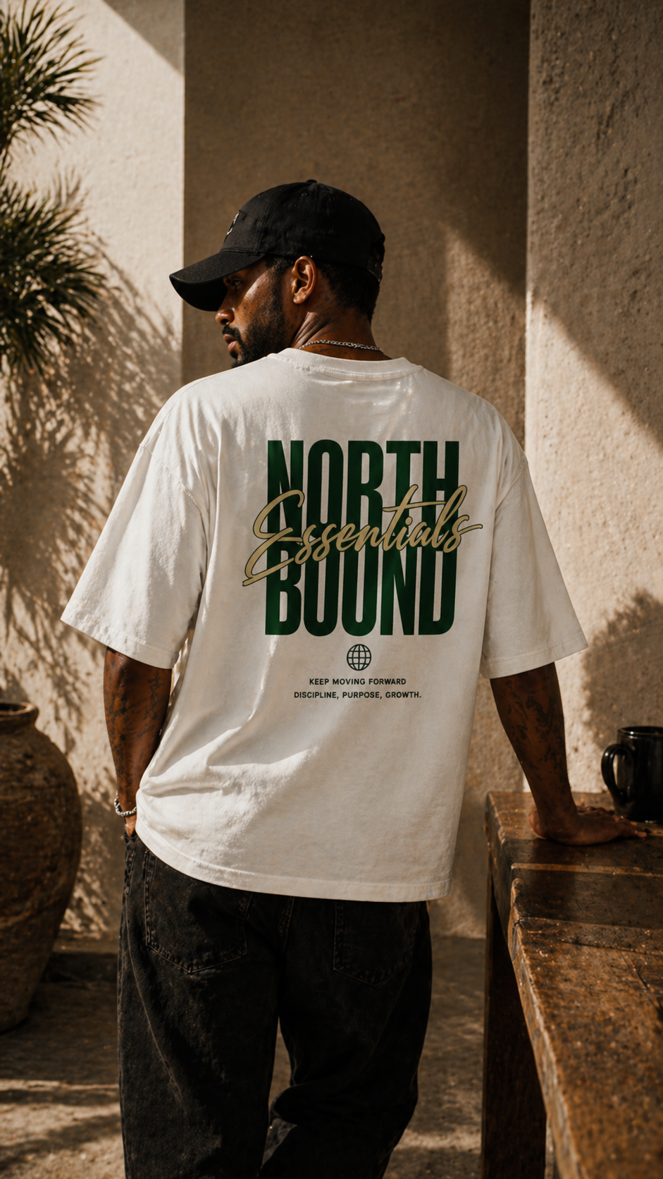 LUXZRA Northbound Terra™ Unisex Oversized Classic T-Shirt