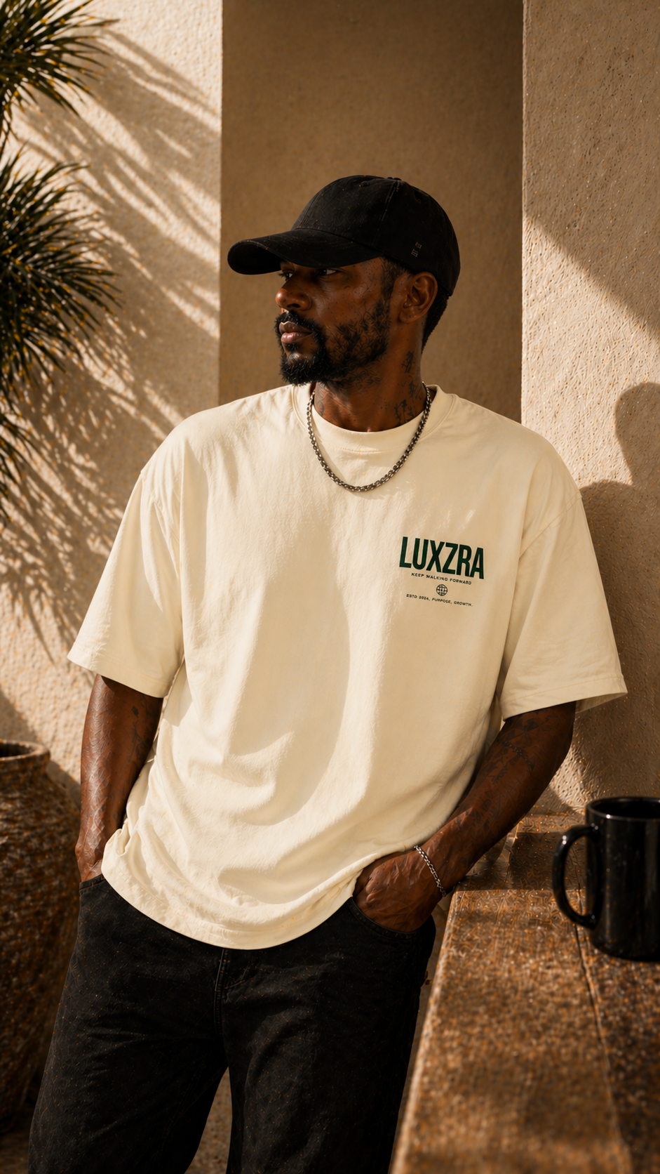 LUXZRA Northbound Terra™ Unisex Oversized Classic T-Shirt
