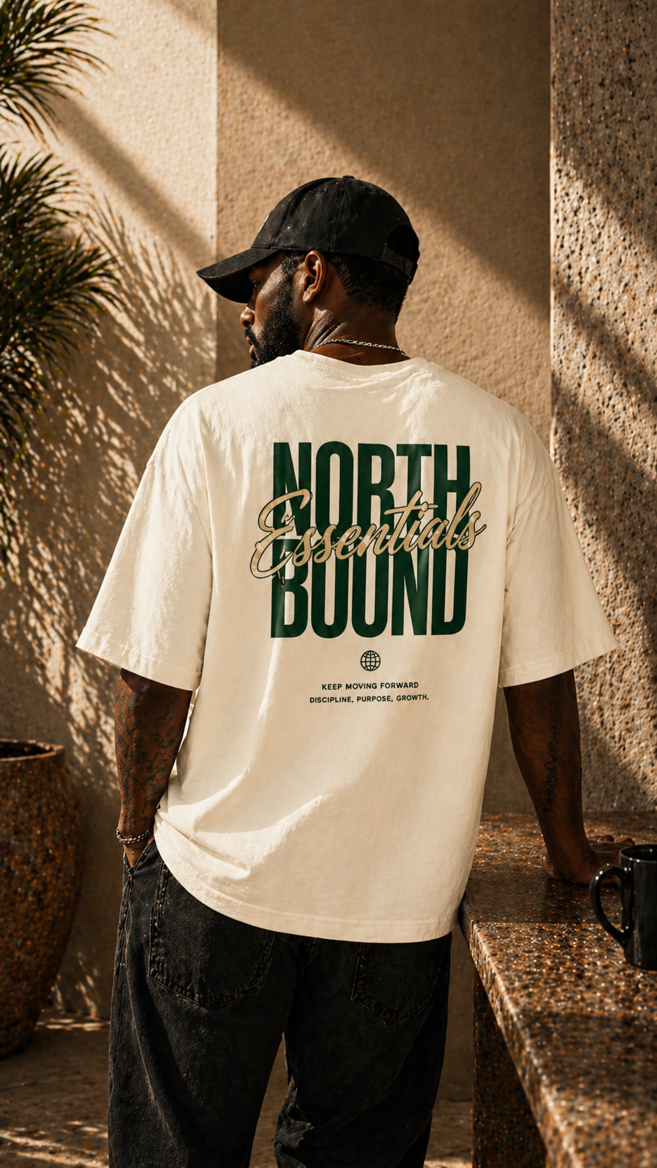 LUXZRA Northbound Terra™ Unisex Oversized Classic T-Shirt