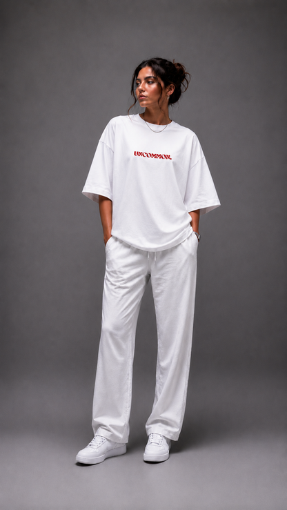 LUXZRA UNCOMMON 180 GSM Lightweight Oversized T-Shirt