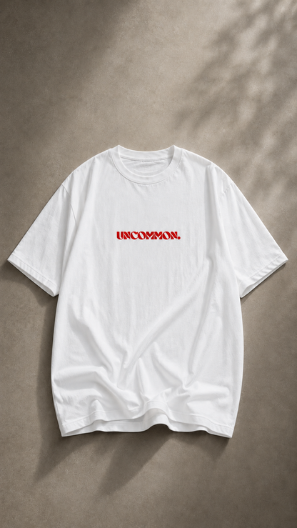 LUXZRA UNCOMMON 180 GSM Lightweight Oversized T-Shirt