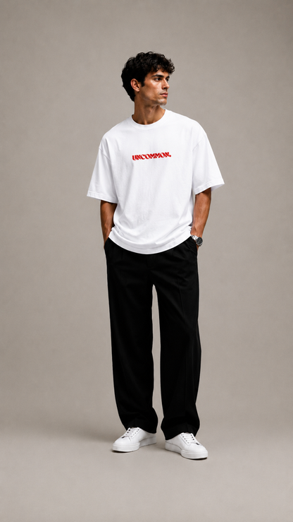 LUXZRA UNCOMMON 180 GSM Lightweight Oversized T-Shirt