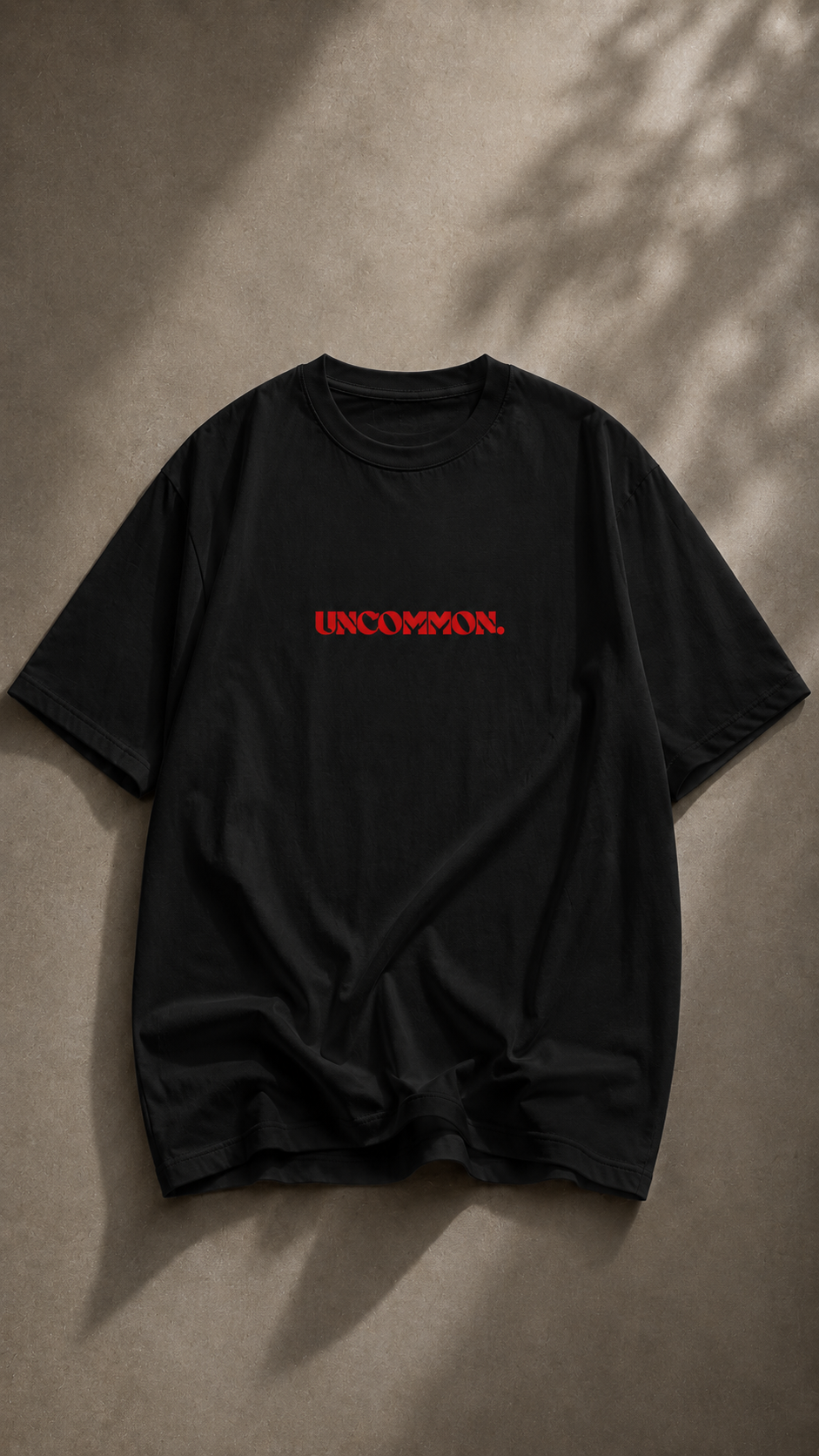 LUXZRA UNCOMMON 180 GSM Lightweight Oversized T-Shirt