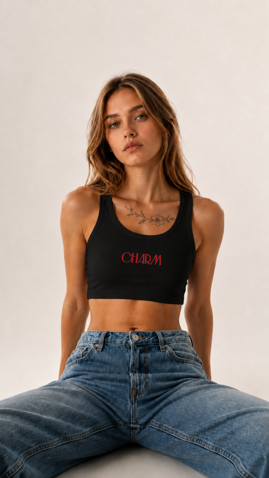 LUXZRA Charm Classic Crop