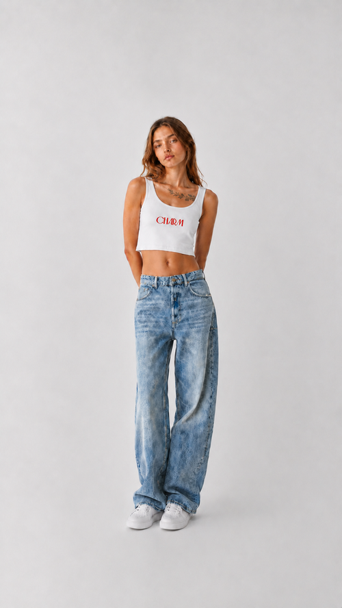 LUXZRA Charm Classic Crop