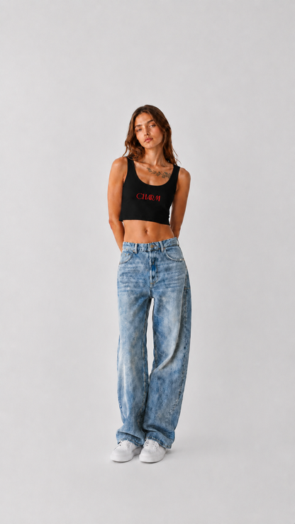 LUXZRA Charm Classic Crop