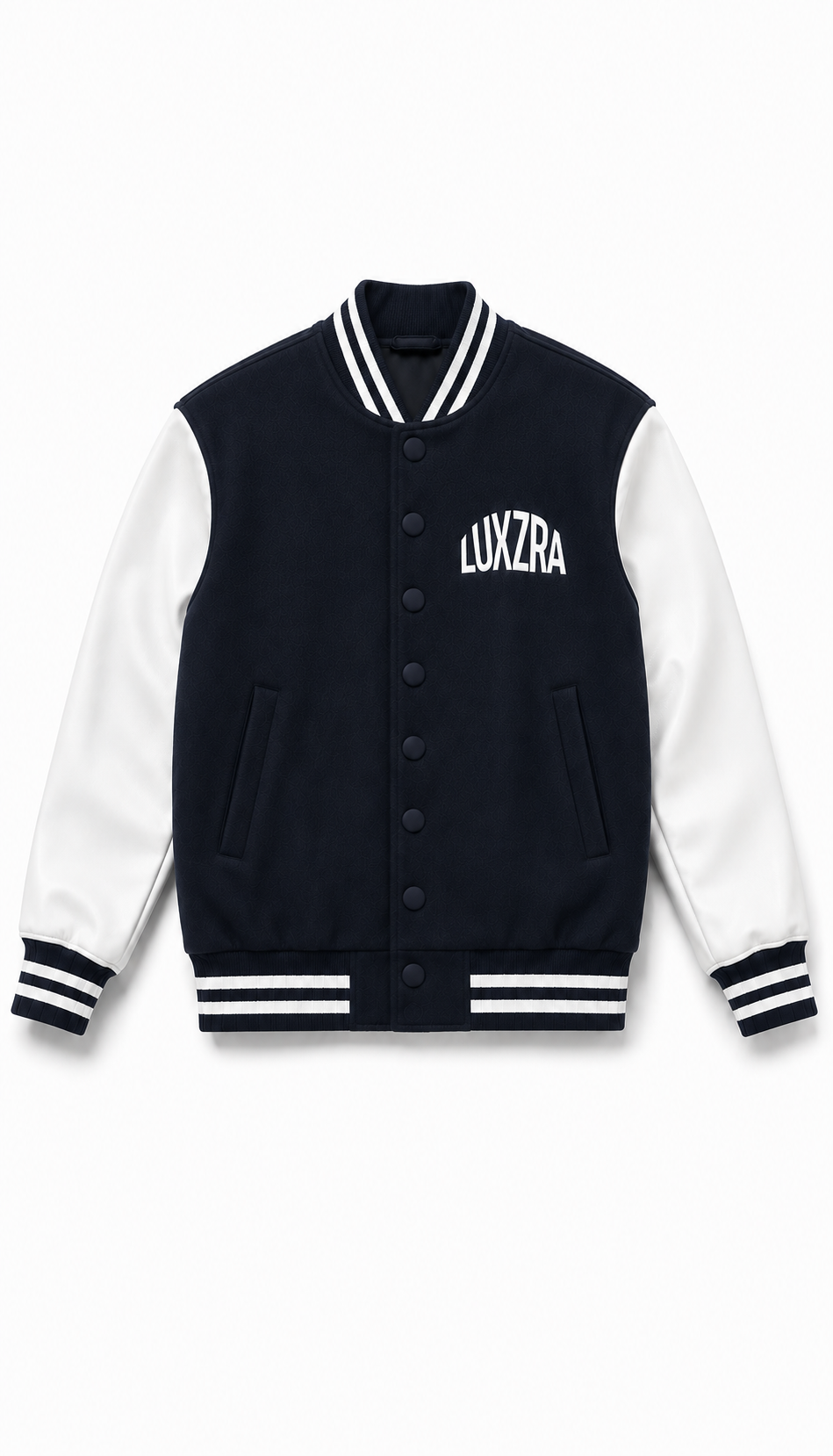 LUXZRA Frame Varsity Jacket