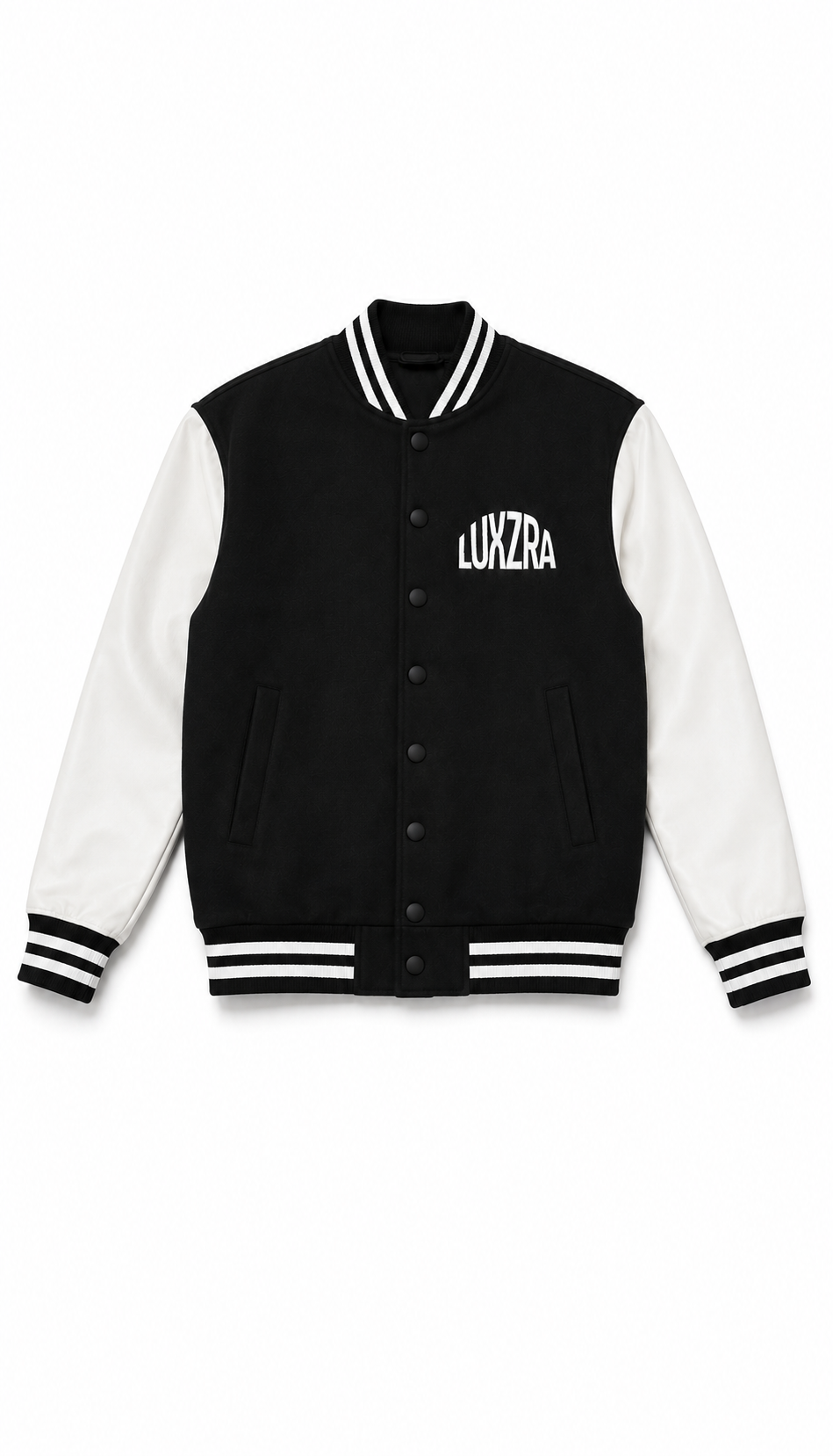 LUXZRA Frame Varsity Jacket