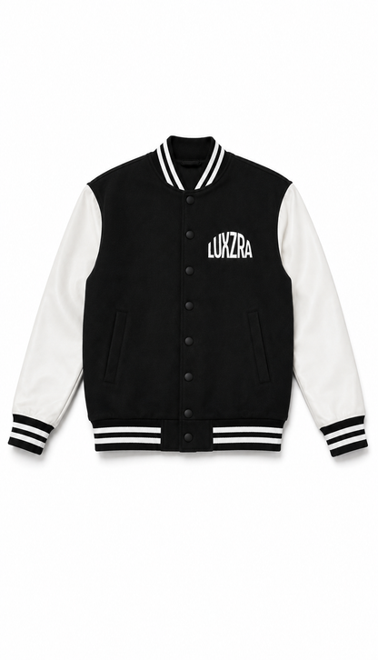 LUXZRA Frame Varsity Jacket