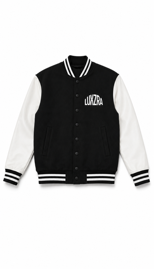LUXZRA Frame Varsity Jacket