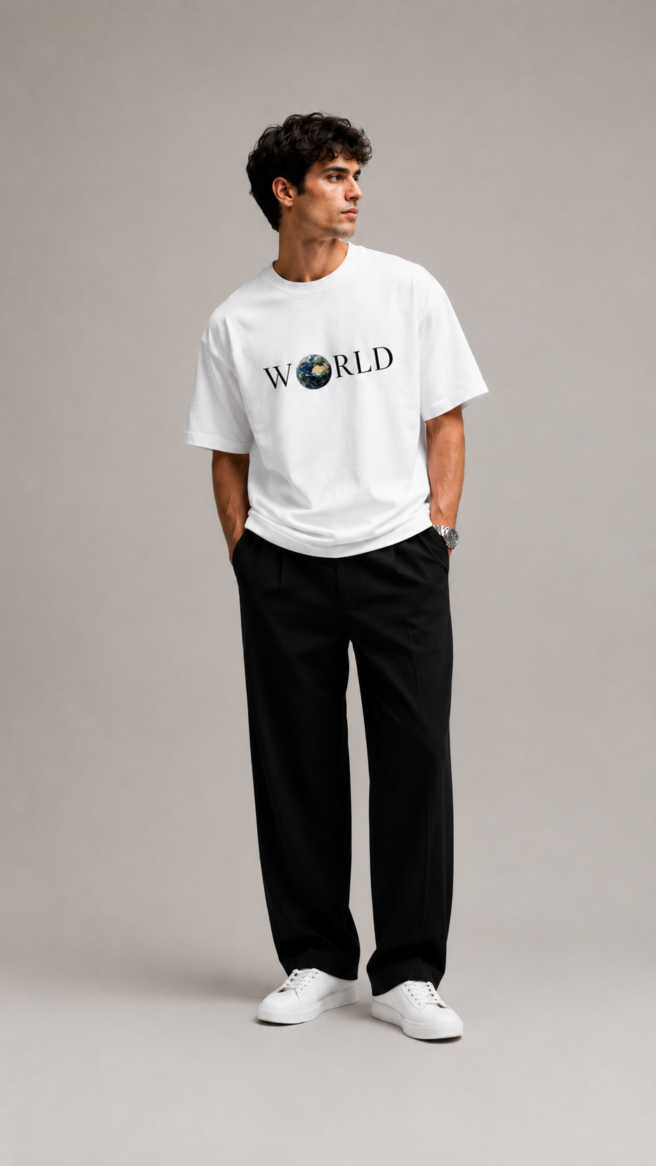 LUXZRA Worldview™ Unisex Oversized Classic T-Shirt