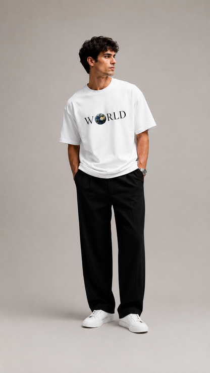 LUXZRA Worldview™ Unisex Oversized Classic T-Shirt
