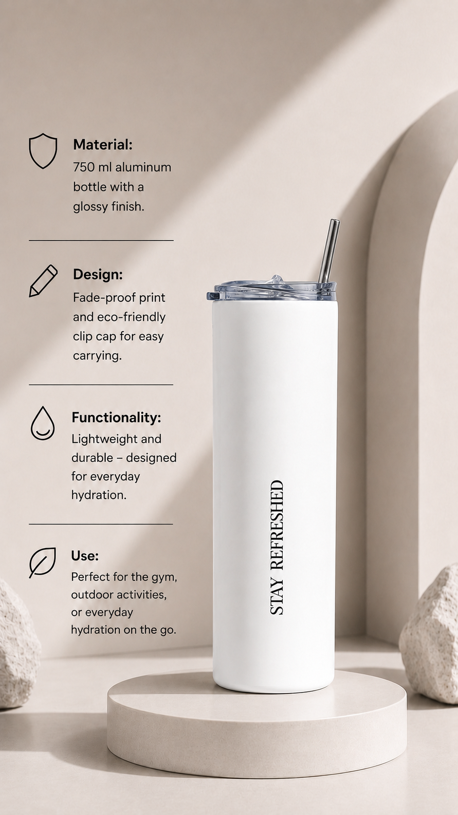LUXZRA Refresh Tumbler