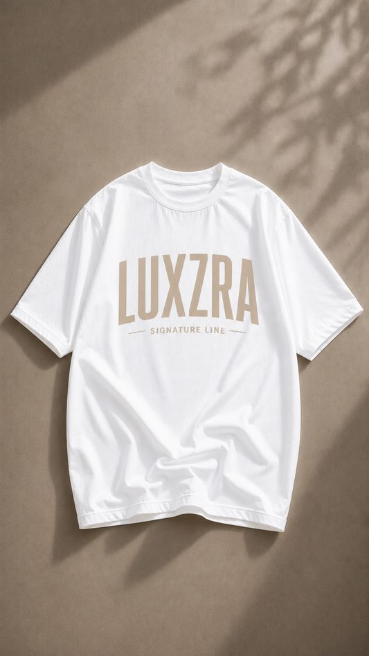 LUXZRA Axis Signature™ Unisex Oversized Classic T-Shirt