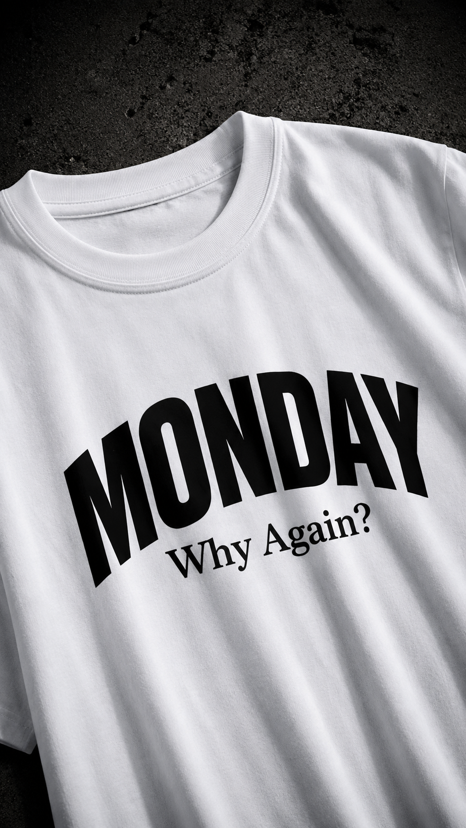 LUXZRA Monday Mood™ Unisex Oversized Classic T-Shirt