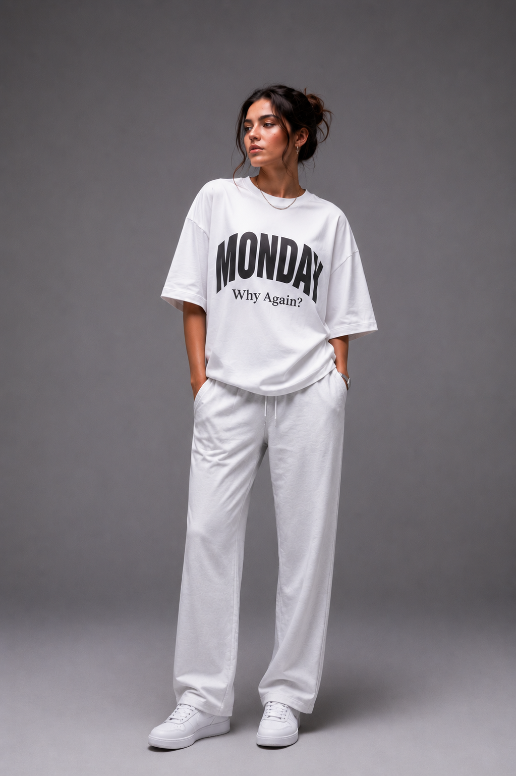 LUXZRA Monday Mood™ Unisex Oversized Classic T-Shirt