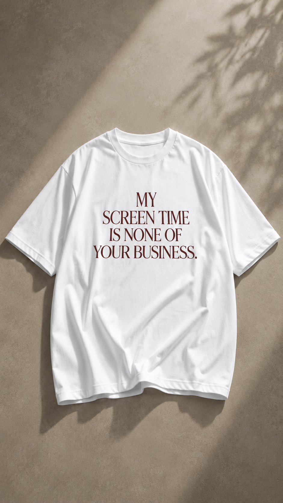 LUXZRA Mind Your Scroll™ Unisex Oversized Classic T-Shirt