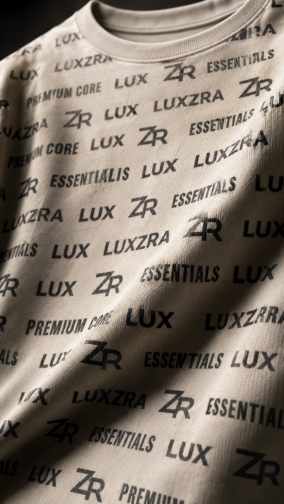 LUXZRA Sandy™ Unisex AOP Oversized T-Shirt