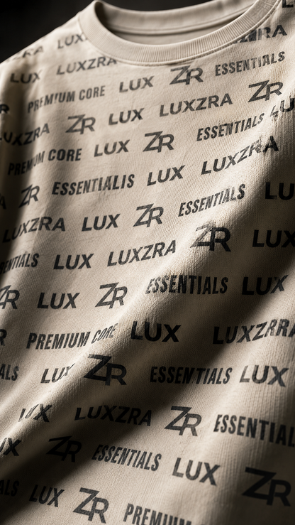 LUXZRA Sandy™ Unisex AOP Oversized T-Shirt