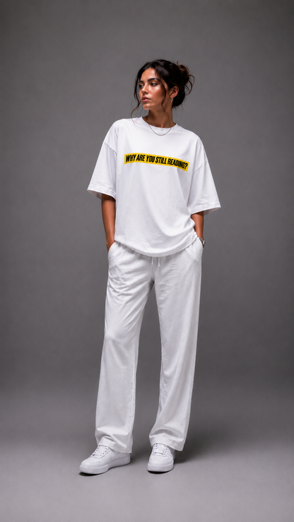 LUXZRA Read On Edition Unisex Oversized Classic T-Shirt