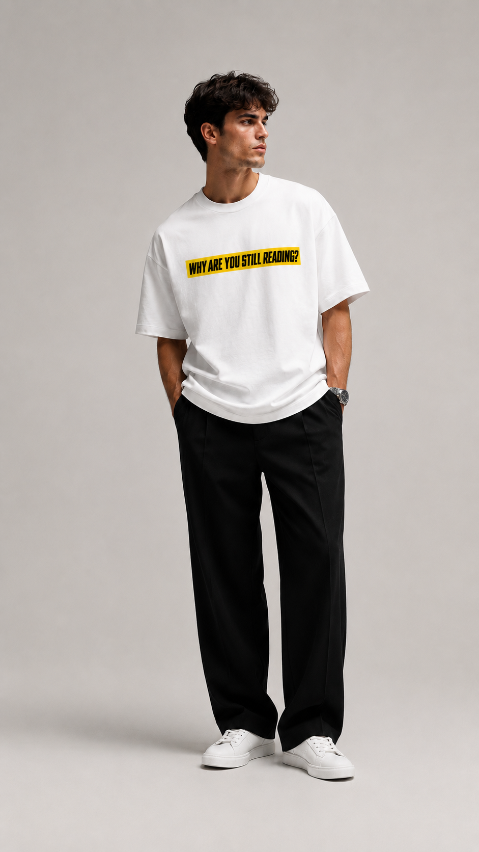 LUXZRA Read On Edition Unisex Oversized Classic T-Shirt