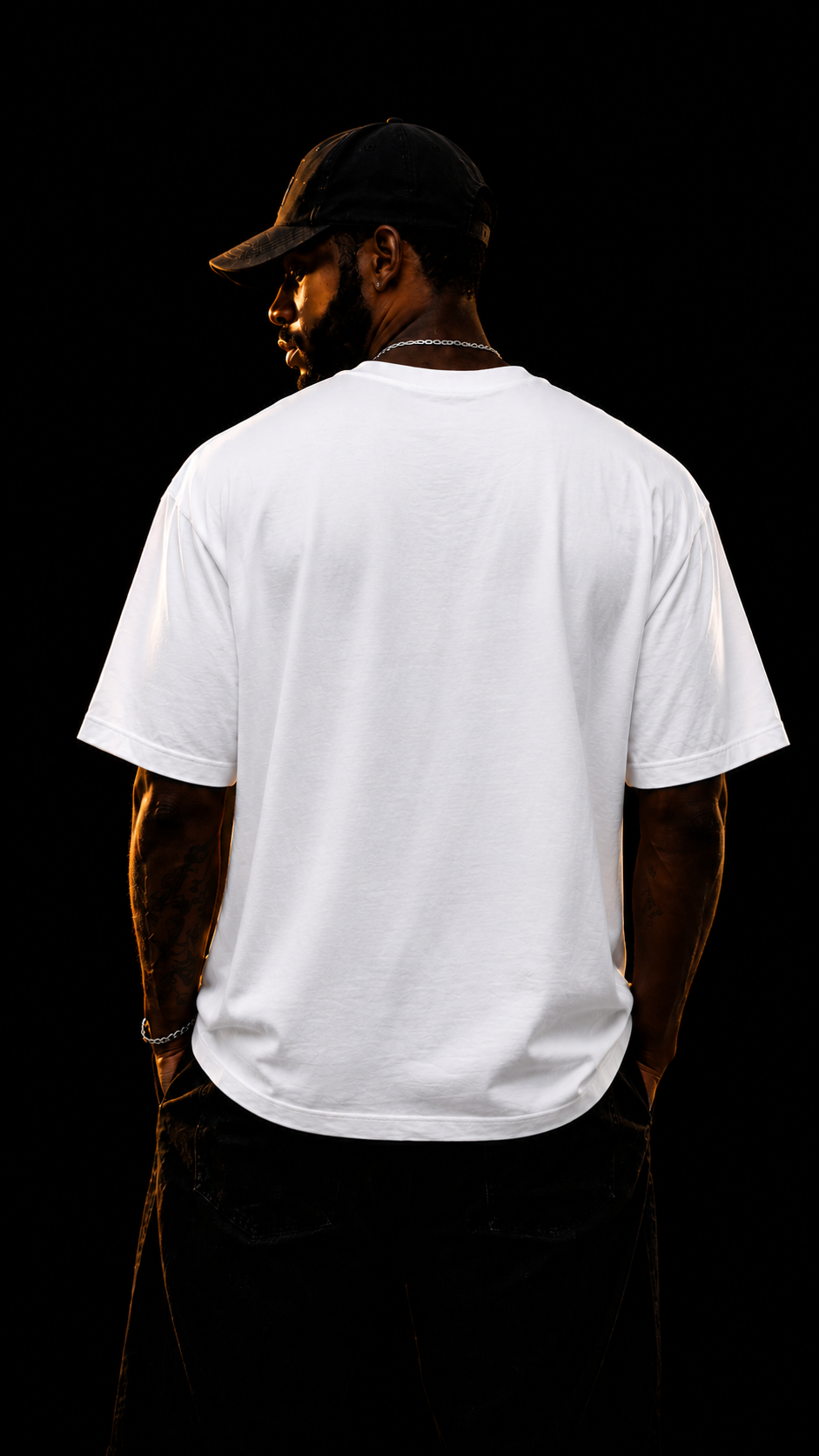 LUXZRA Front Crimson Zen™ Unisex Oversized Classic T-Shirt