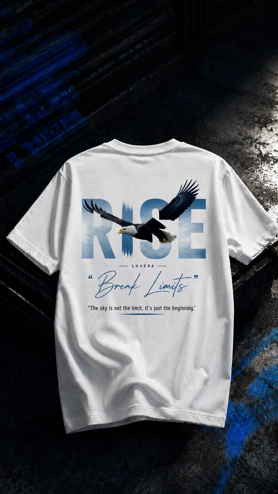 LUXZRA Skyborne™ Unisex Oversized Classic T-Shirt