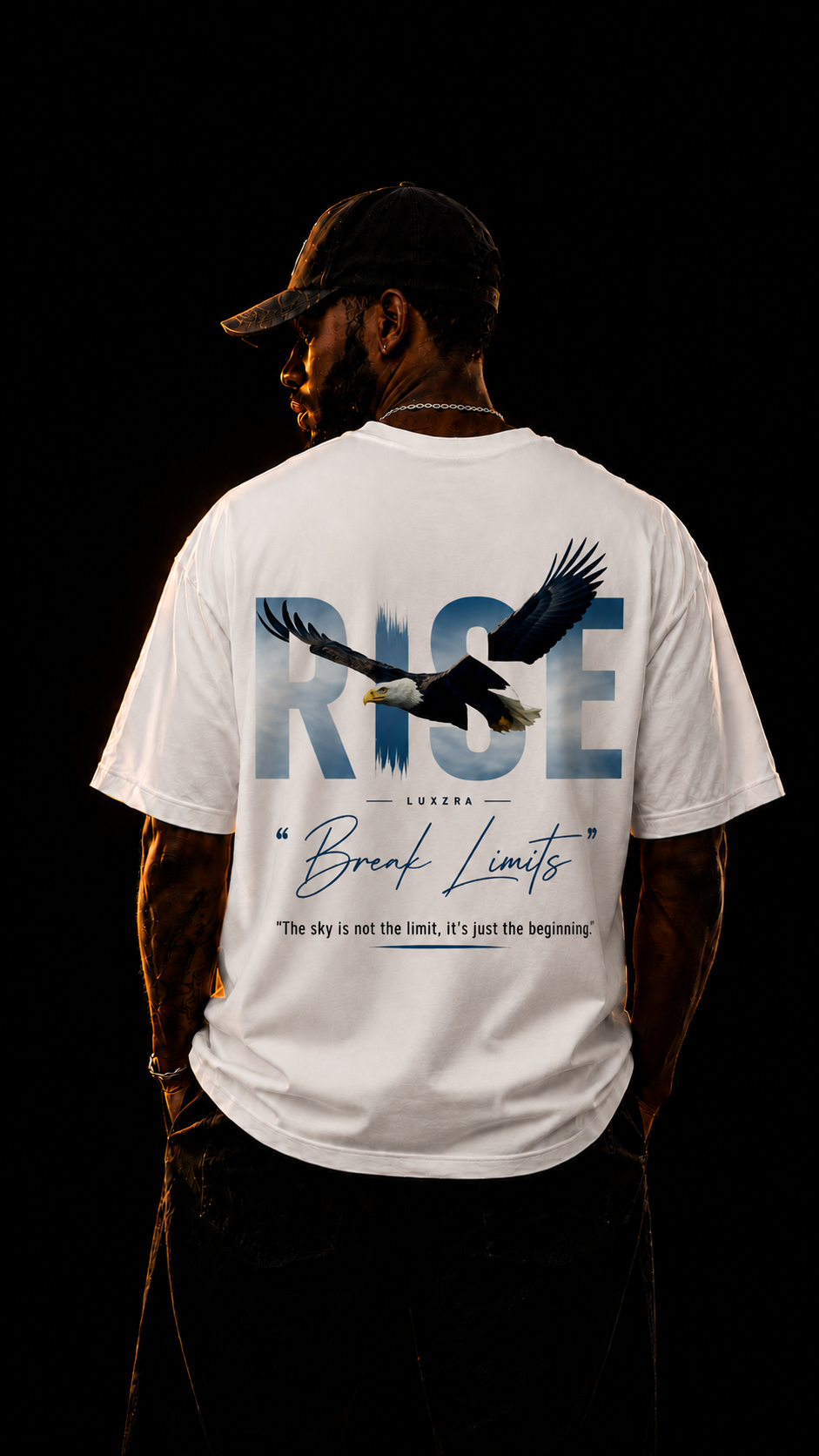 LUXZRA Skyborne™ Unisex Oversized Classic T-Shirt