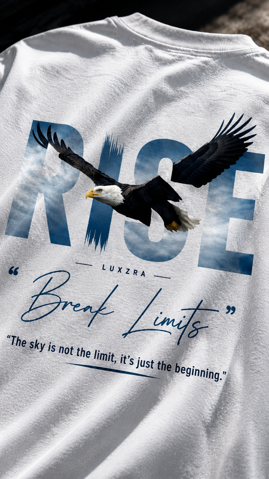 LUXZRA Skyborne™ Unisex Oversized Classic T-Shirt