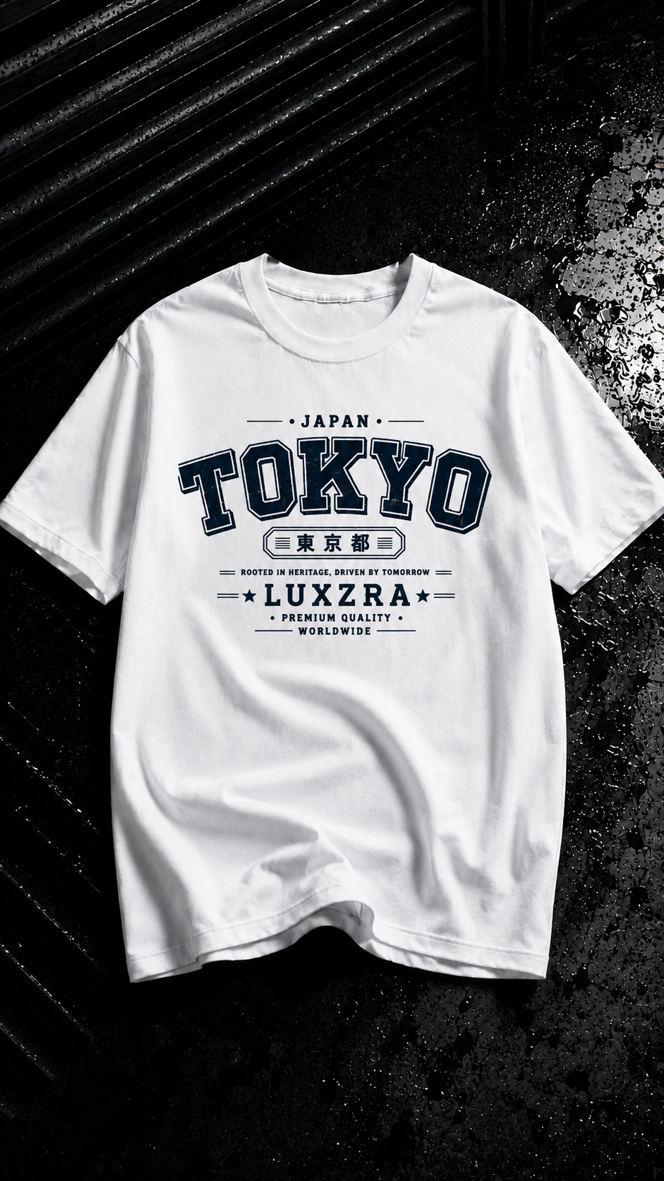 LUXZRA Tokyo Heritage Unisex Oversized Classic T-Shirt