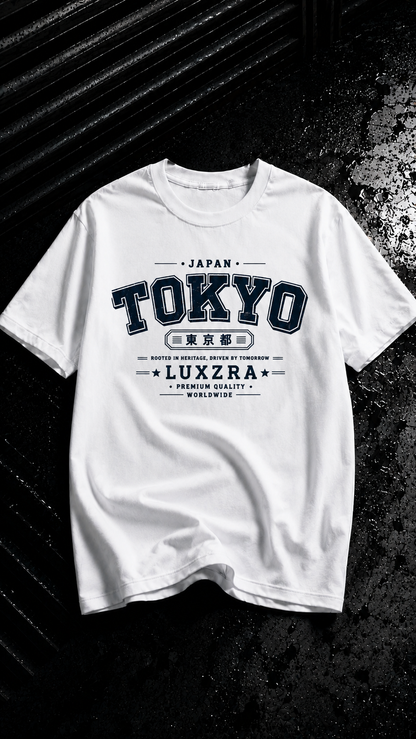 LUXZRA Tokyo Heritage Unisex Oversized Classic T-Shirt