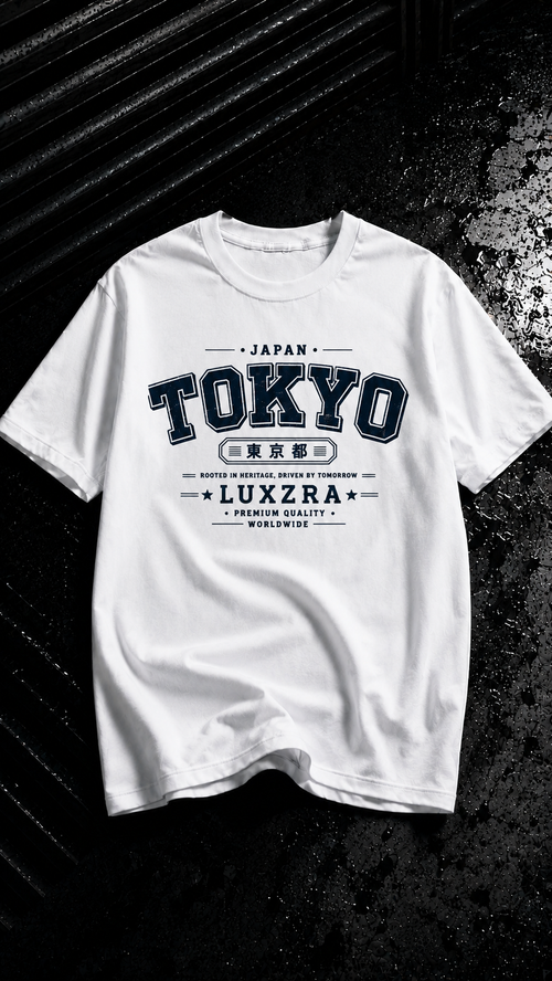 LUXZRA Tokyo Heritage Unisex Oversized Classic T-Shirt