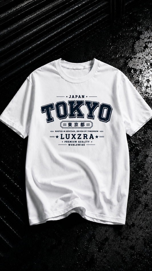 LUXZRA Tokyo Heritage Unisex Oversized Classic T-Shirt