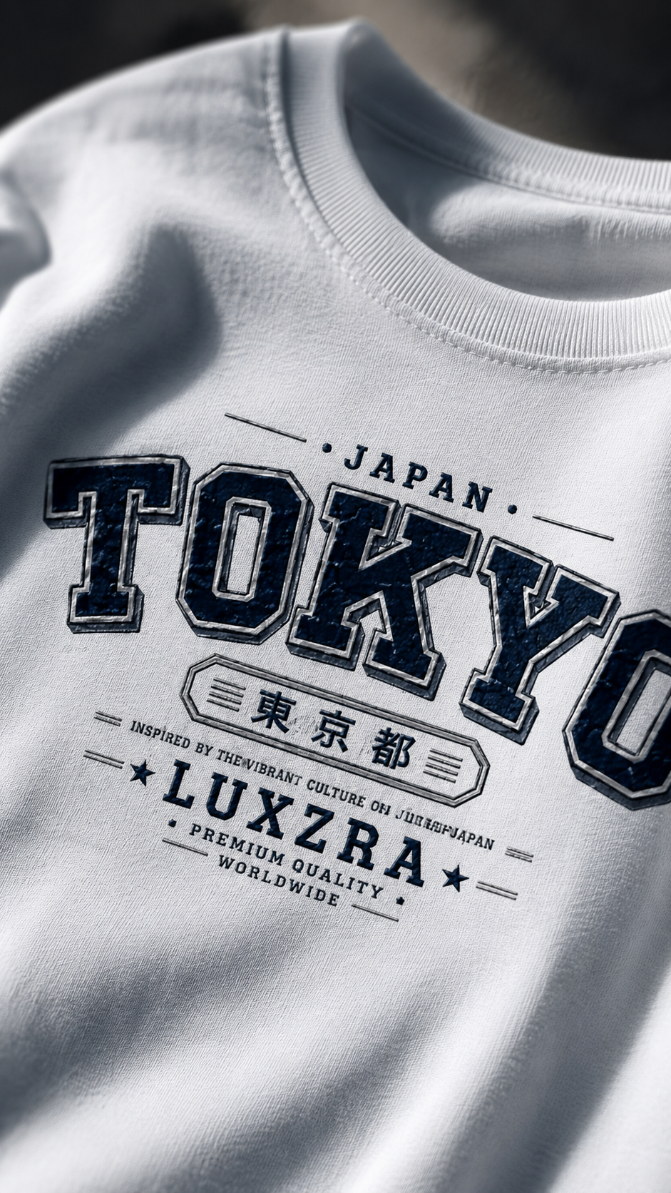 LUXZRA Tokyo Heritage Unisex Oversized Classic T-Shirt
